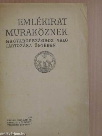 Emlékirat Muraköznek