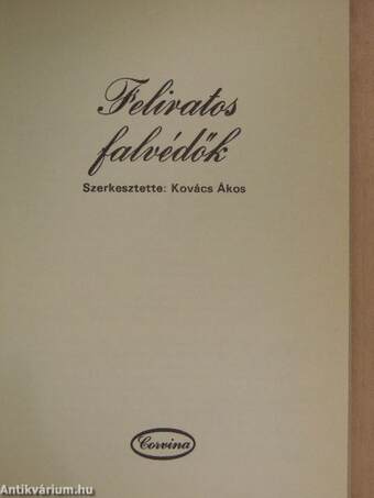 Feliratos falvédők