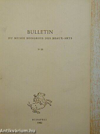 Bulletin du Musée Hongrois des Beaux-Arts 20.