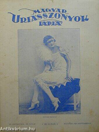 Magyar Uriasszonyok Lapja 1927. szeptember 10.