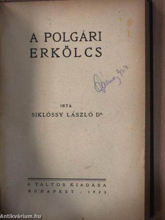 A magyar középkor erkölcse/A prostitúció (1541-1848)/A polgári erkölcs