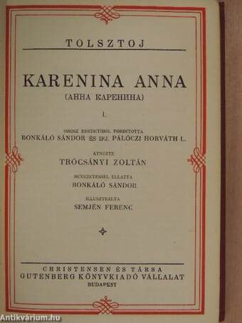 Karenina Anna I-IV.