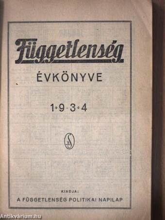 Függetlenség évkönyve 1934