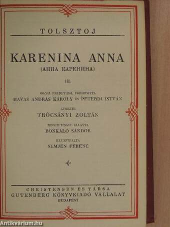 Karenina Anna I-IV.