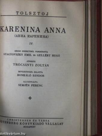 Karenina Anna I-IV.