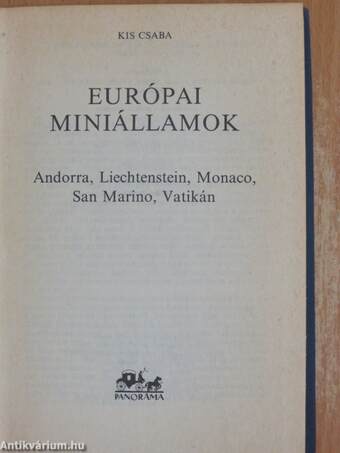 Európai miniállamok