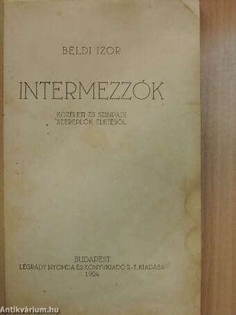 Intermezzók