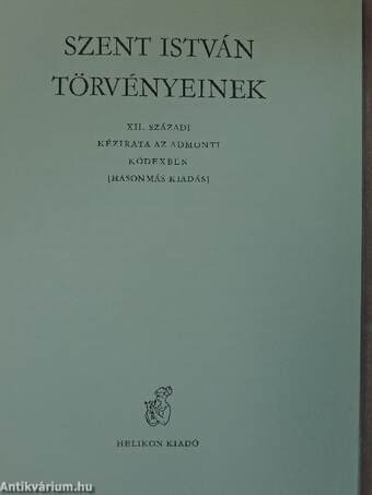 Szent István törvényei