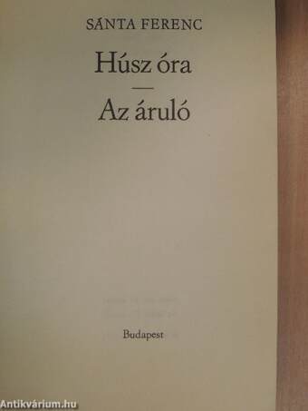 Húsz óra/Az áruló