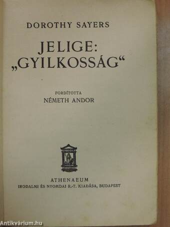 Jelige: "Gyilkosság"