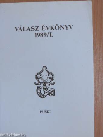 Válasz Évkönyv 1989. I-II.