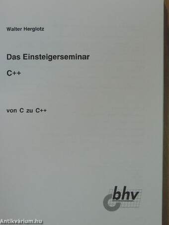 Das Einsteigerseminar C++