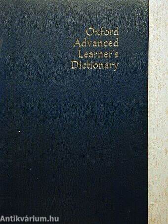 Oxford Advanced Learner's Dictionary