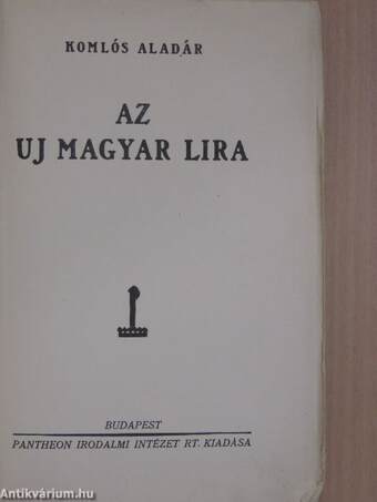 Az uj magyar lira