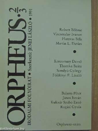 Orpheus 1991/2-3