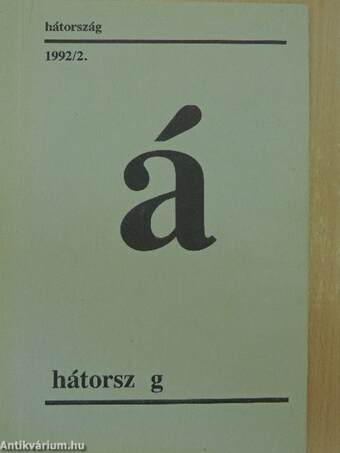 Hátország 1992/2.