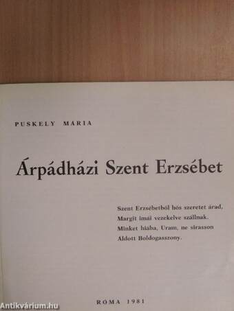 Árpádházi Szent Erzsébet