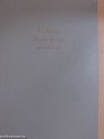 William Shakespeare szonettjei