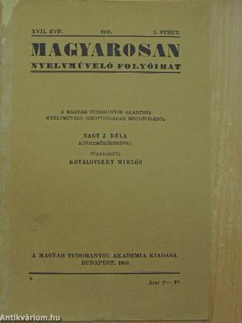 Magyarosan 1948/2.