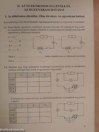 Fizika munkafüzet 8.