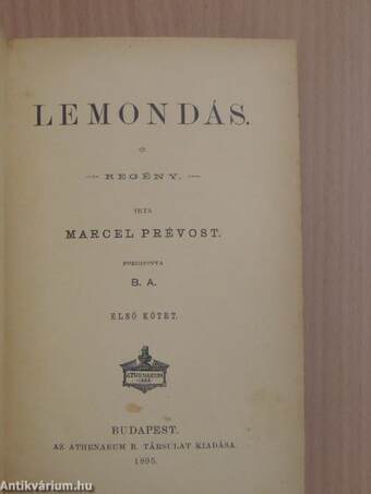 Lemondás I-II.