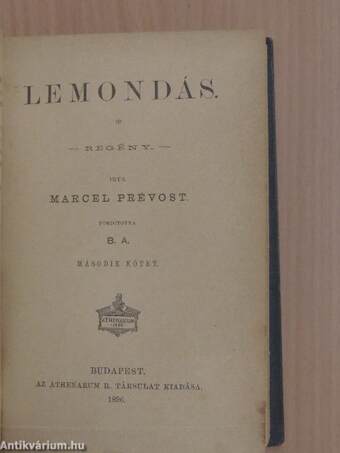 Lemondás I-II.