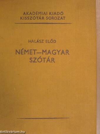 Német-magyar szótár