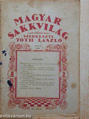 Magyar Sakkvilág 1931. május