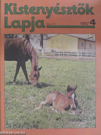 Kistenyésztők Lapja 1987. április