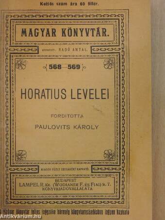 Horatius levelei