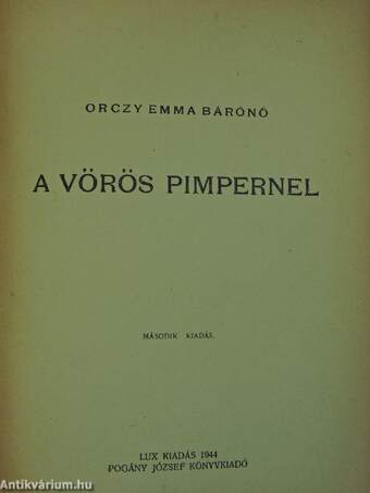 A Vörös Pimpernel