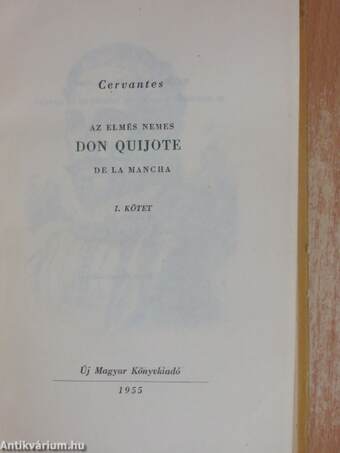 Don Quijote I-II.