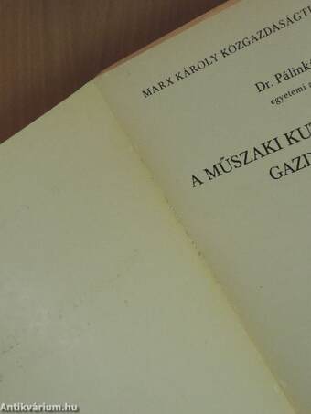 A műszaki kutatás-fejlesztés gazdaságtana