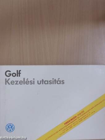 Golf kezelési utasitás