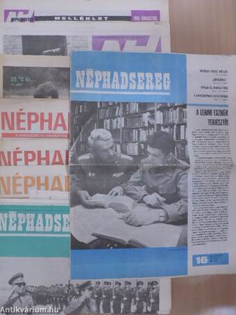 Néphadsereg 1982., 1988., 1989. (vegyes számok) (8 db)