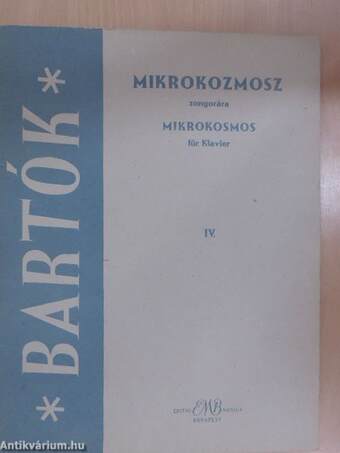 Mikrokozmosz zongorára IV.