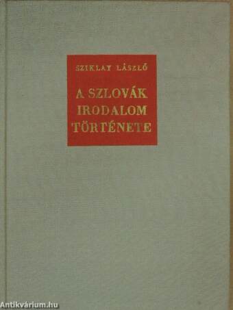 A szlovák irodalom története