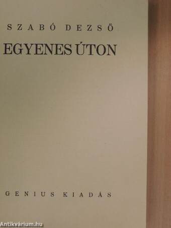 Egyenes úton