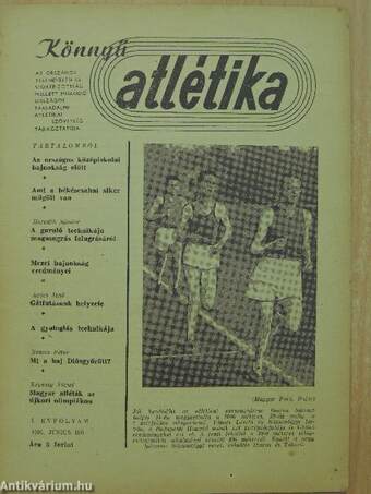 Könnyű atlétika 1955. június