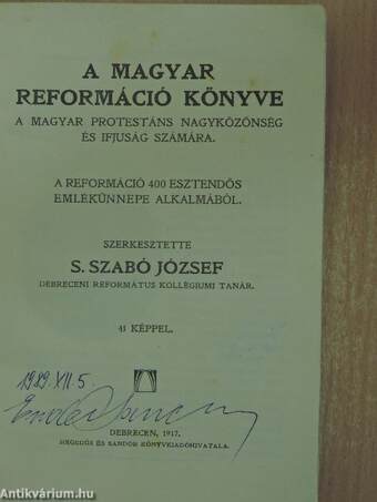 A magyar reformáció könyve