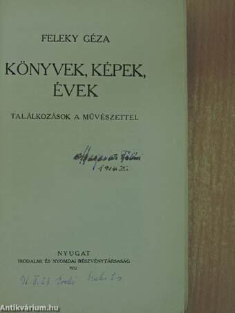 Könyvek, képek, évek