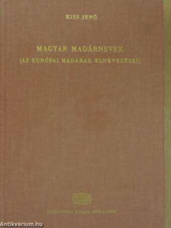 Magyar madárnevek