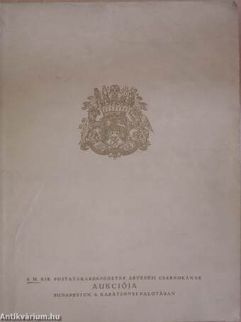 A budai gróf Karátsonyi Palota műtárgyainak aukciója 1937. február