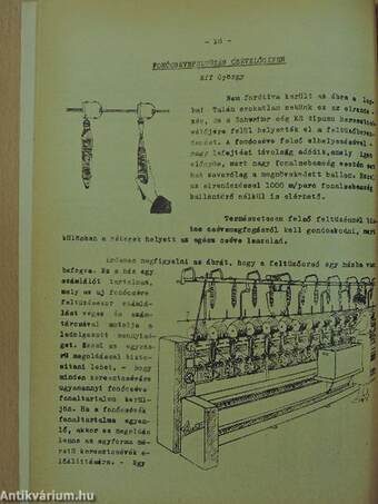 Pamut-Fonás-Szövés 1960/10.