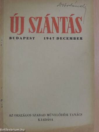 Új Szántás 1947. december