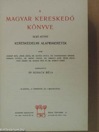 A magyar kereskedő könyve I-IV.