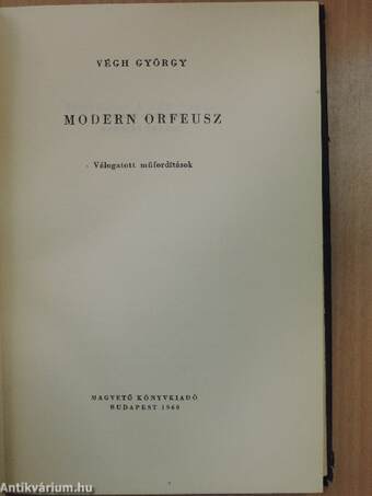 Modern Orfeusz