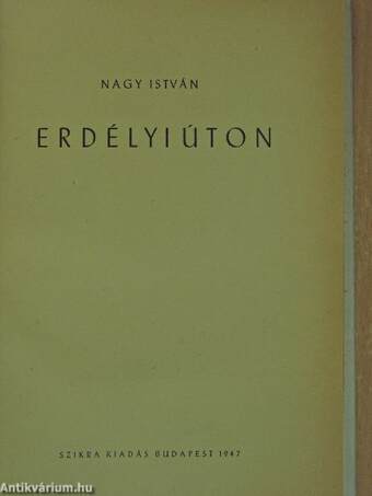 Erdélyi úton