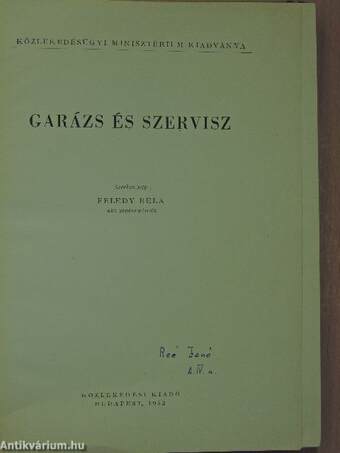 Garázs és szervisz