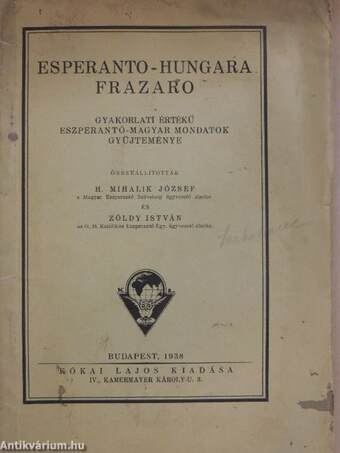 Esperanto-Hungara Frazaro